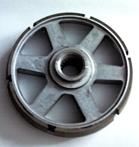 Вентилятор с феродо для болгарского тельфера  2т-3,2т (для КГ 2008-6/КГ 2011-6) кат.№227357